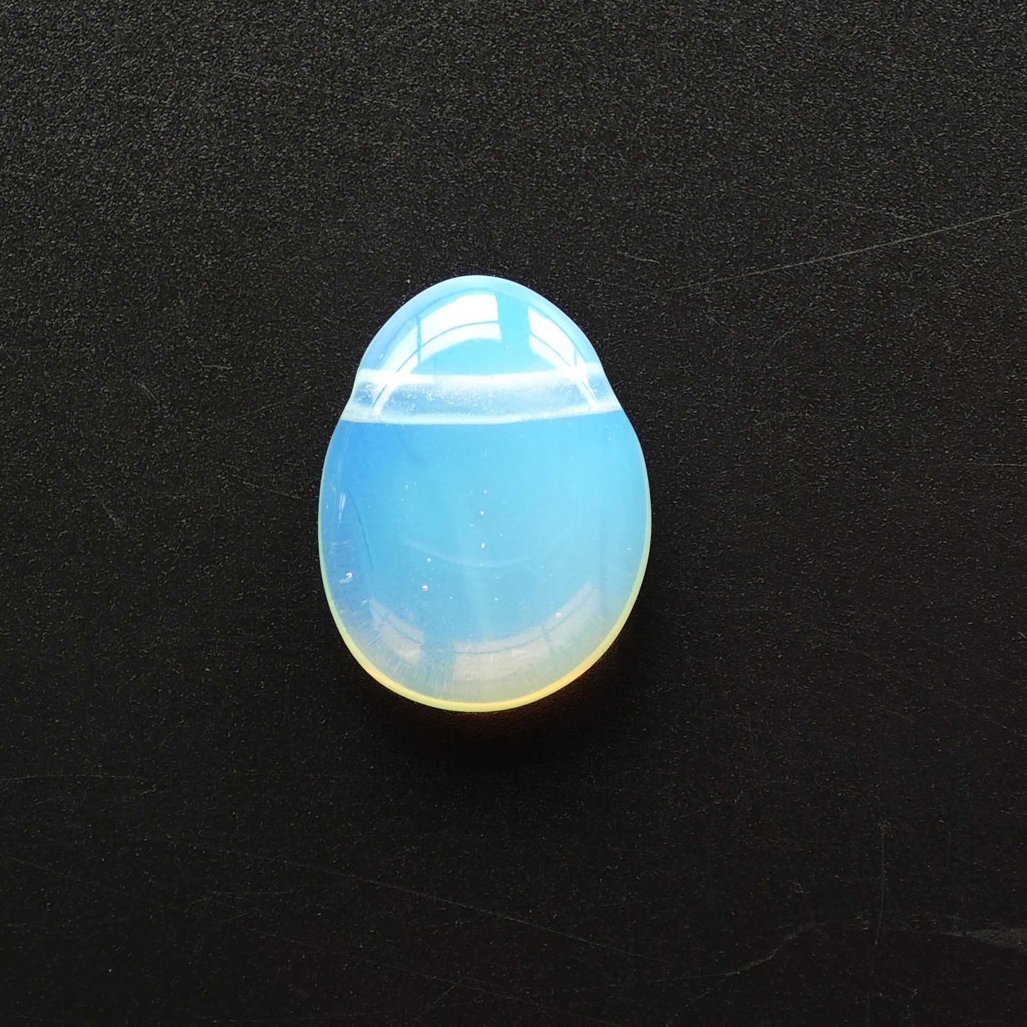 9cd625cae8fbf7f47e6a21814ef51edb-1 Opalite Tumble Pendant With Cross Hole 2.5mm 1.1 inch (2.5-3cm) A/A+