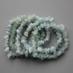 Aquamarine Chips Bracelet 4/8mm A/A+