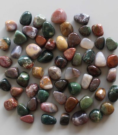 Fancy Agate Tumble Stone 1 inch (2-3cm) A