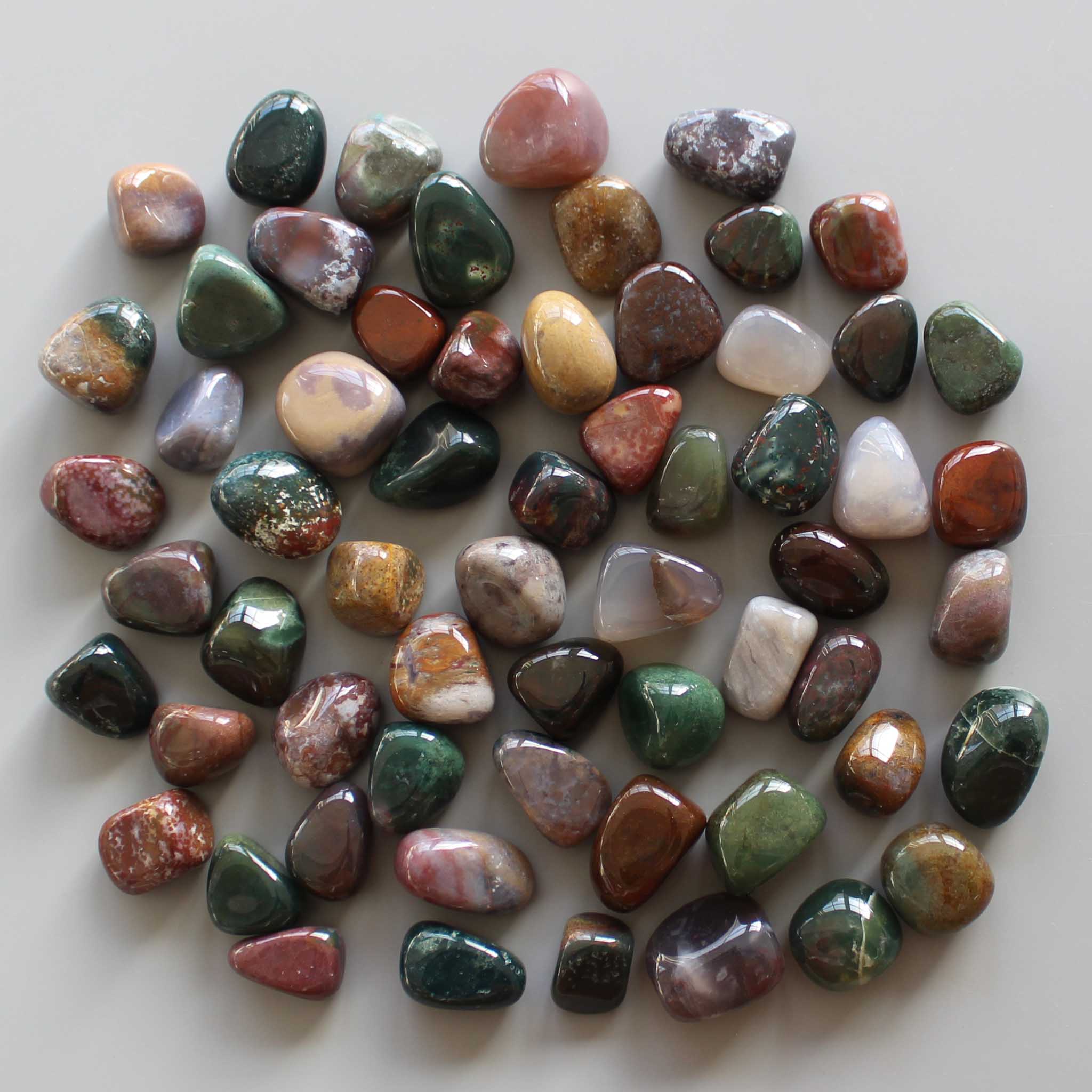 9d94a40757bdad48c68e3c9972a64956_c1d84d71-b574-42cd-ad99-ea80842bd04c Fancy Agate Tumble Stone 1 inch (2-3cm) A