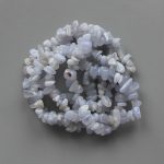 Blue Lace Agate Chips Bracelet 4/8mm A