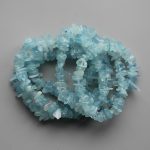 Aquamarine Chips Bracelet 4/8mm AAA