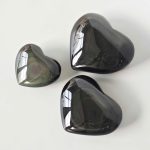 Rainbow Obsidian Free Form Heart Shape 35/60mm A/A+