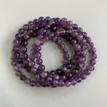 Amethyst Round Bracelet 18cm 6mm A/B