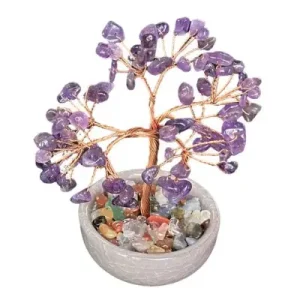Natural Crystal Tree Vase