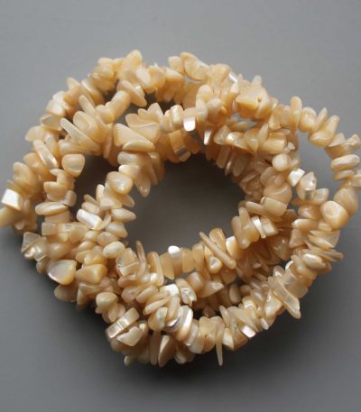 Brown MOP Chips Bracelet 5/10mm A