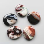 Sardonyx Jasper Smooth Stone 1.6 inch (0.8-1 x 3.5-4.5cm) A