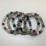 Rainbow Fluorite Round Bracelet 18cm 8mm A/B
