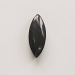 Shungite Marquoise Pendant With Cross Hole 10x15x40mm A
