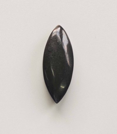 Shungite Marquoise Pendant With Cross Hole 10x15x40mm A