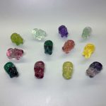 Fluorite Rainbow Candy Elephant 1.5 Inch (3.8 - 4cm) A+/AA