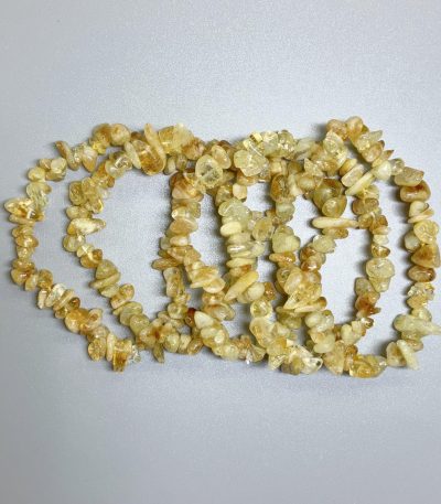 Citrine Chips Bracelet 4/8mm A/B