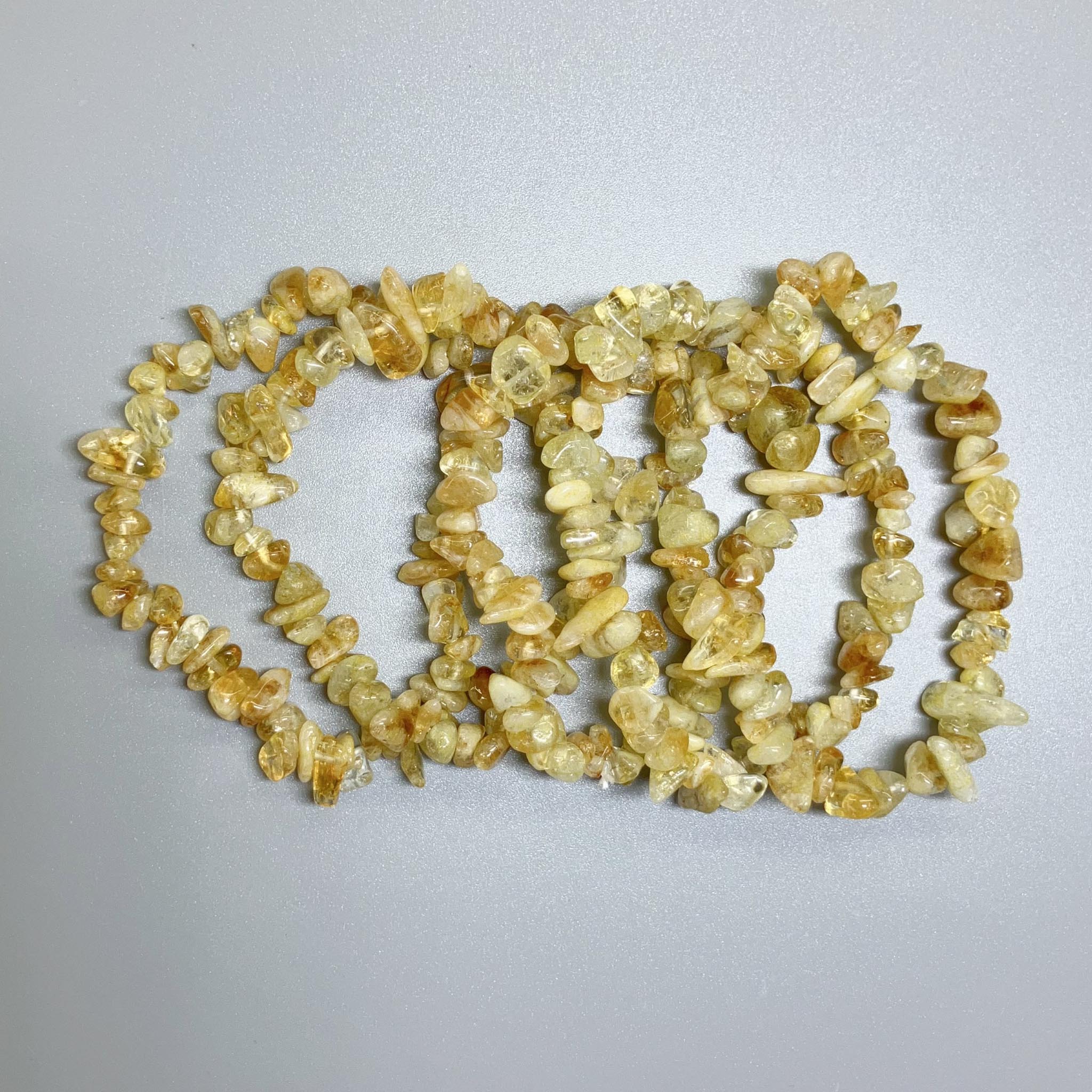 a8a04e9e02894516ca21ff3380e15b8b-1 Citrine Chips Bracelet 4/8mm A/B
