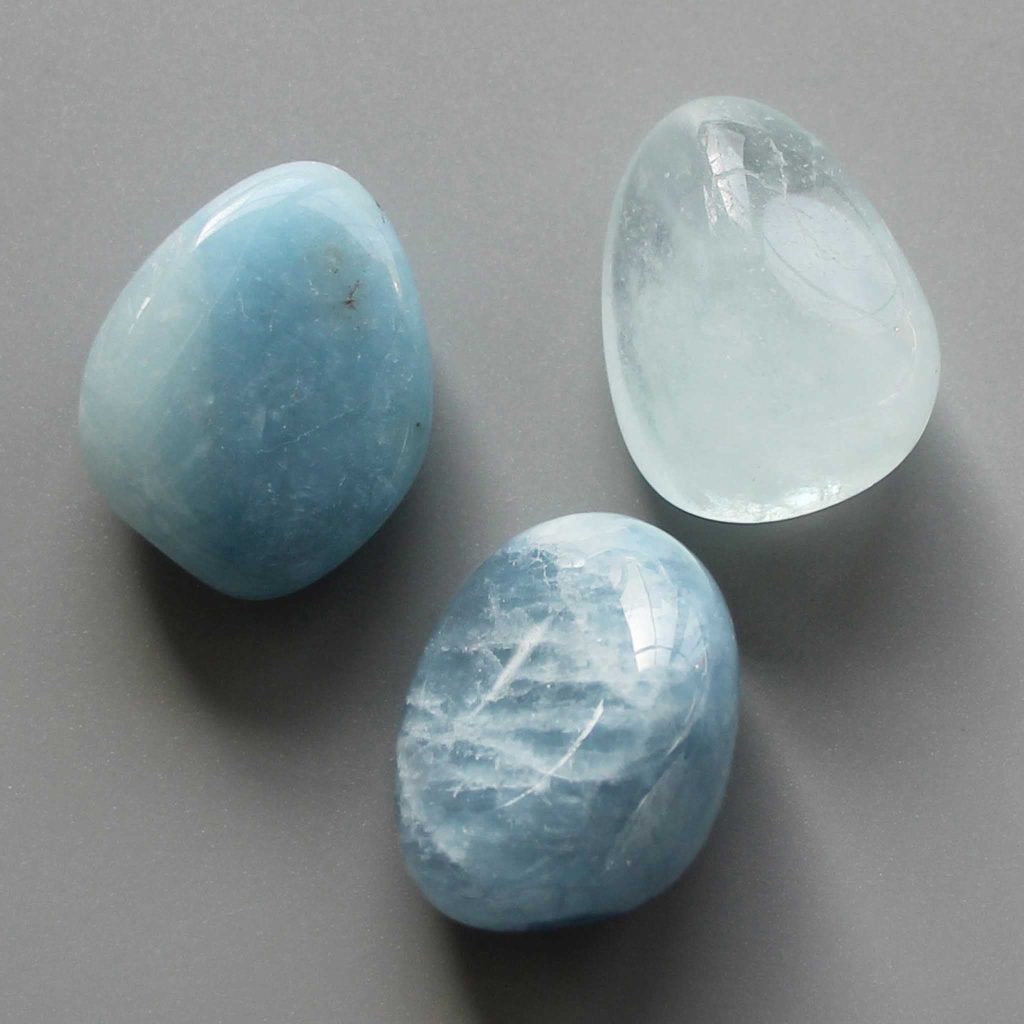 Aquamarine Tumble Stone 1 inch (2-3cm) A/A+