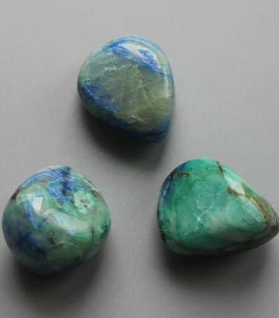 Azurite Malachite Ice Green Tumble Stone 1 inch (2-3cm) A