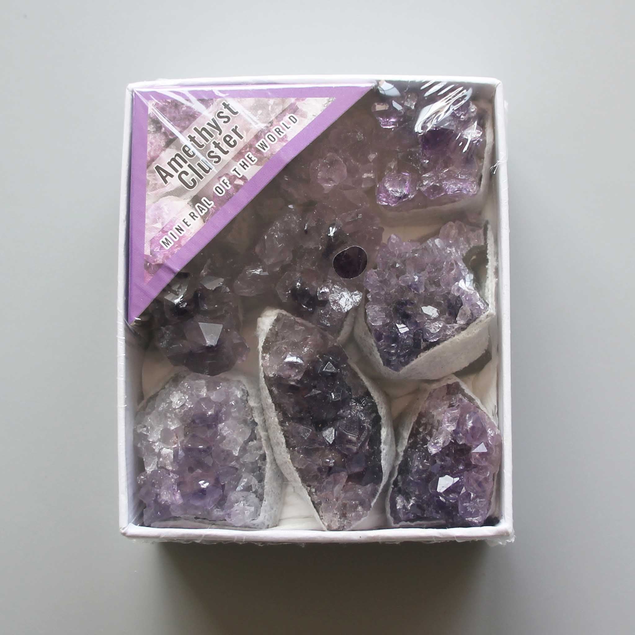 acdcd8e84972b4eff69942615530aabd-1 Amethyst Amulet Geodes Box Set Box Size 40*80*100mm A