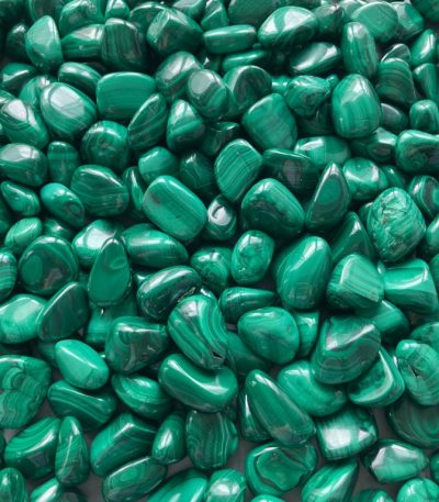 Malachite Tumble Stone 1 inch (2-3cm) A+/AA