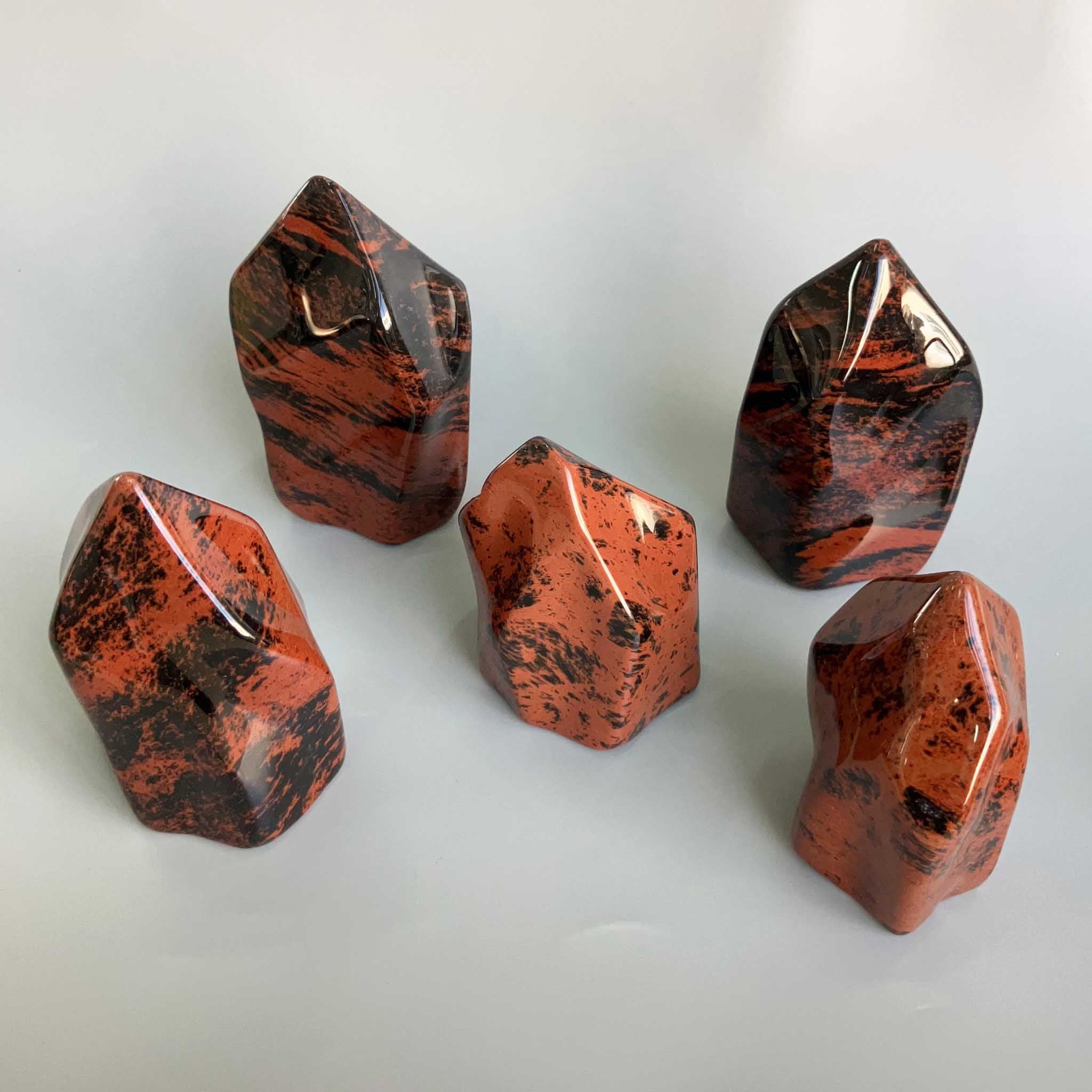 ae3fe8182f21cd6a0f7694516069daa0-1 Mahogany Obsidian Concave & Caving Sculpture 250-500g/pc A