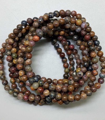 Pietersite Round Bracelet 18cm 4mm A