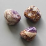 Amethyst Dog Teeth Tumble Stone 1 inch (2-3cm) B