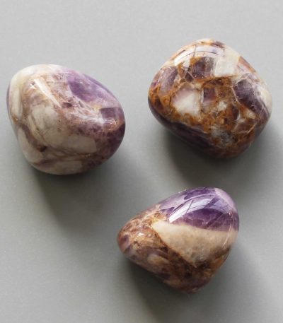 Amethyst Dog Teeth Tumble Stone 1 inch (2-3cm) B