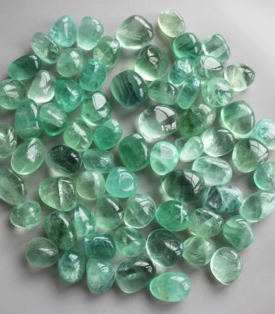 Green Fluorite Tumble Stone 1 inch (2-3cm) A