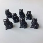 Black Obsidian Cat P Style B 2 inch（ 5cm） A
