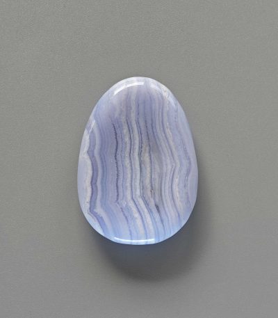 Blue Lace Agate Thumb Stone 2 inch (1 x 3.5 x 5cm) A/A+
