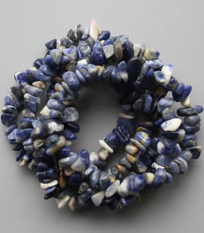 Sodalite Br Chips Bracelet 4/8mm A/B