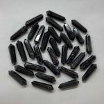 Black Tourmaline Tappered Double Point 1.6 inch（0.8x1x4cm) A