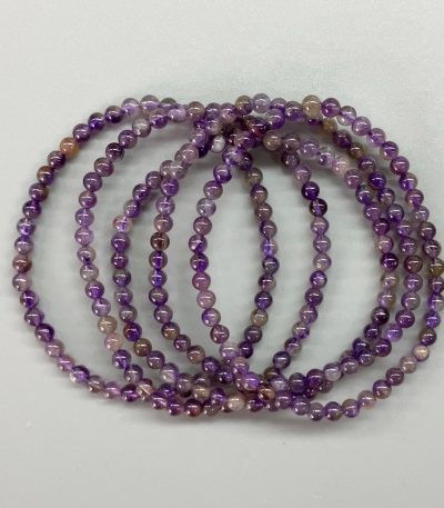 Amethyst Round Bracelet 18cm 4mm A/B