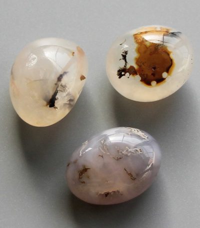 Tree Black & White Agate Tumble Stone 1 inch (2-3cm) A/B