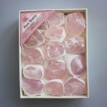 Rose Quartz Rough Box Set 40x135x175mm A