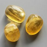 Yellow Fluorite Tumble Stone 1 inch (2-3cm) A