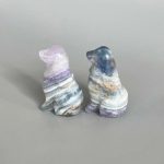 Rainbow Fluorite Dog P Style D 1.5inch（ 3.8cm） A/B