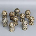 Dalmatian Jasper Mushroom 2 inch (3.2x5cm) A