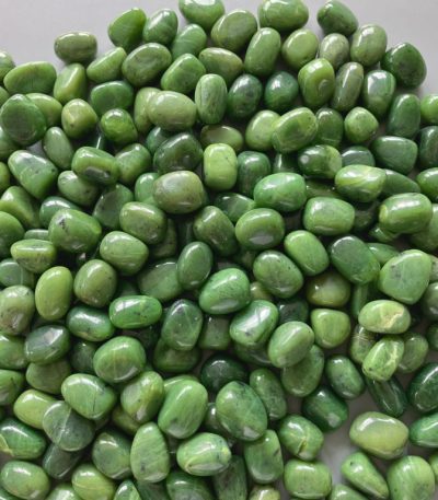 Soft Nephrite Jade Tumble Stone 1 inch (2-3cm) A