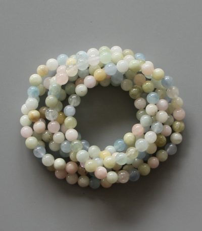 Morganite Round Bracelet 18cm 6mm A