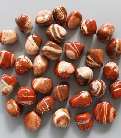 Red Banded Jasper Tumble Stone 1 inch (2-3cm) A