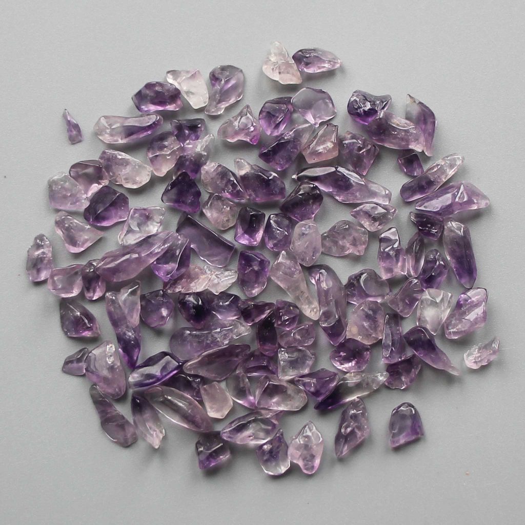 Amethyst Chips With Corner 0.2 inch (3-8mm) A/A+
