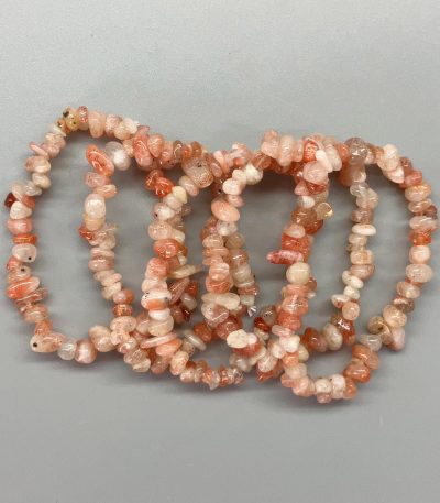 Sun Stone Chips Bracelet 4/8mm A