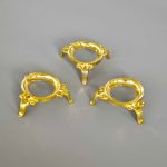 (Stone TBC) Metal Ball Stand Gold 30mm (Grade TBC)