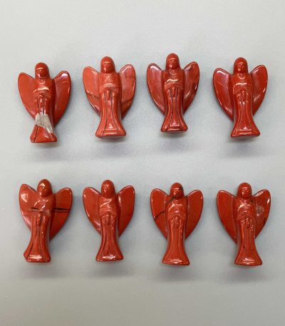 Red Jasper Simple Angel 1.5 inch 3.8cm A