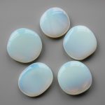 Opalite Smooth Stone 1.6 inch (0.8-1 x 3.5-4.5cm) A