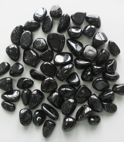 Black Tourmaline Tumble Stone 1 inch (2-3cm) A