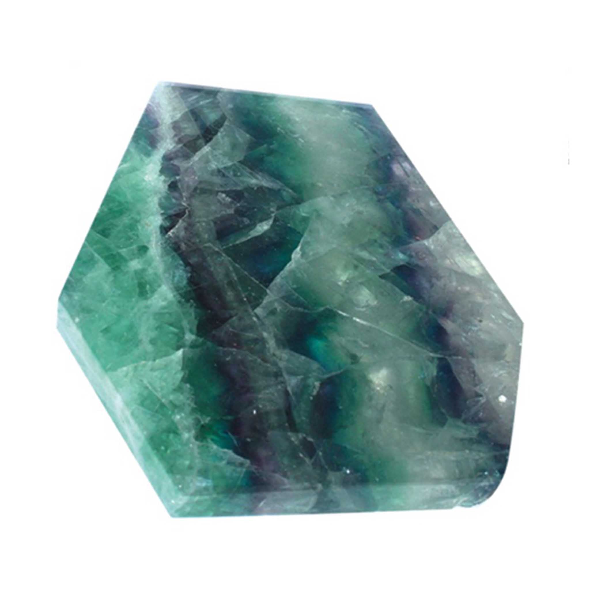 c99b9818719fb9b8b92c4e8906e2af14-1 Rainbow Fluorite Slabs With Corner 2.4-3.1 inch (0.9 x 6-8cm) A/A+