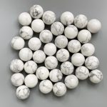 Howlite White Sphere 0.8 inch (2cm) A