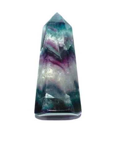 Rainbow Fluorite Tappered Single Point 2.4 inch (2 x 3 x 6cm) A/A+