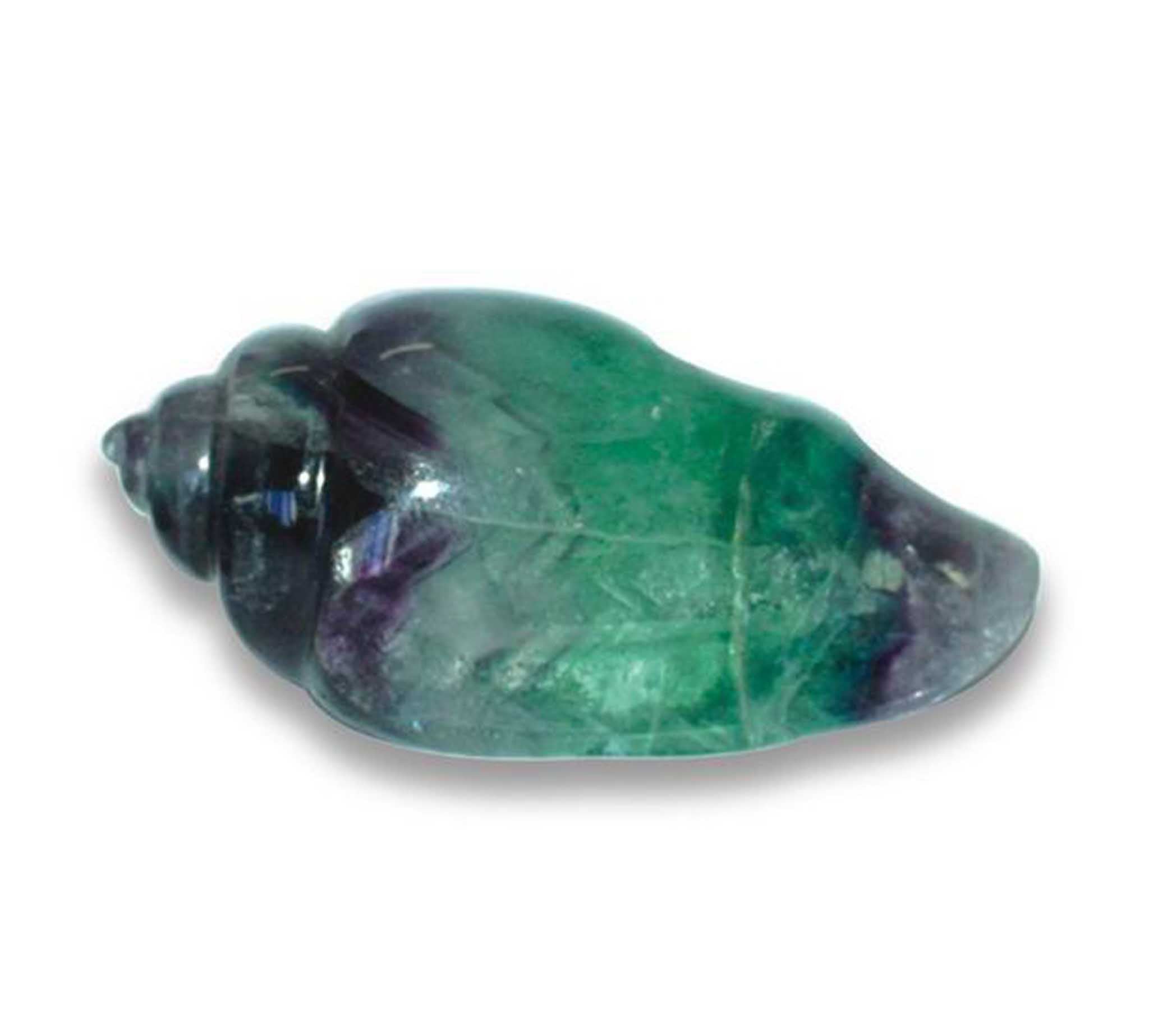 d49a343524237ab476eb45bedfb35231-1 Rainbow Fluorite Shell7 2.8 inch (7cm) A/A+
