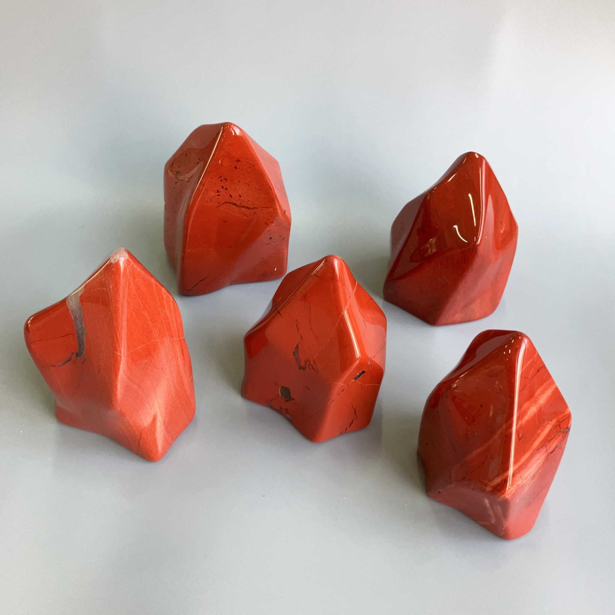 d58af57c99f06eddbeb20f6ab8ebec6a-1 Red Jasper Concave & Caving Sculpture 250-500g/pc A